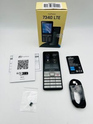 MP myPhone 7340 LTE telefon komórkowy 4G Dual SIM, czarno-srebrny