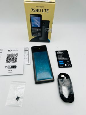 MP myPhone 7340 LTE telefon komórkowy 4G Dual SIM, czarno-srebrny