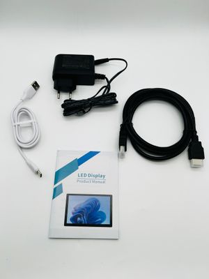 Монитора нету - были только кабели    7-calowy przenośny monitor z ekranem dotykowym, mały przenośny monitor