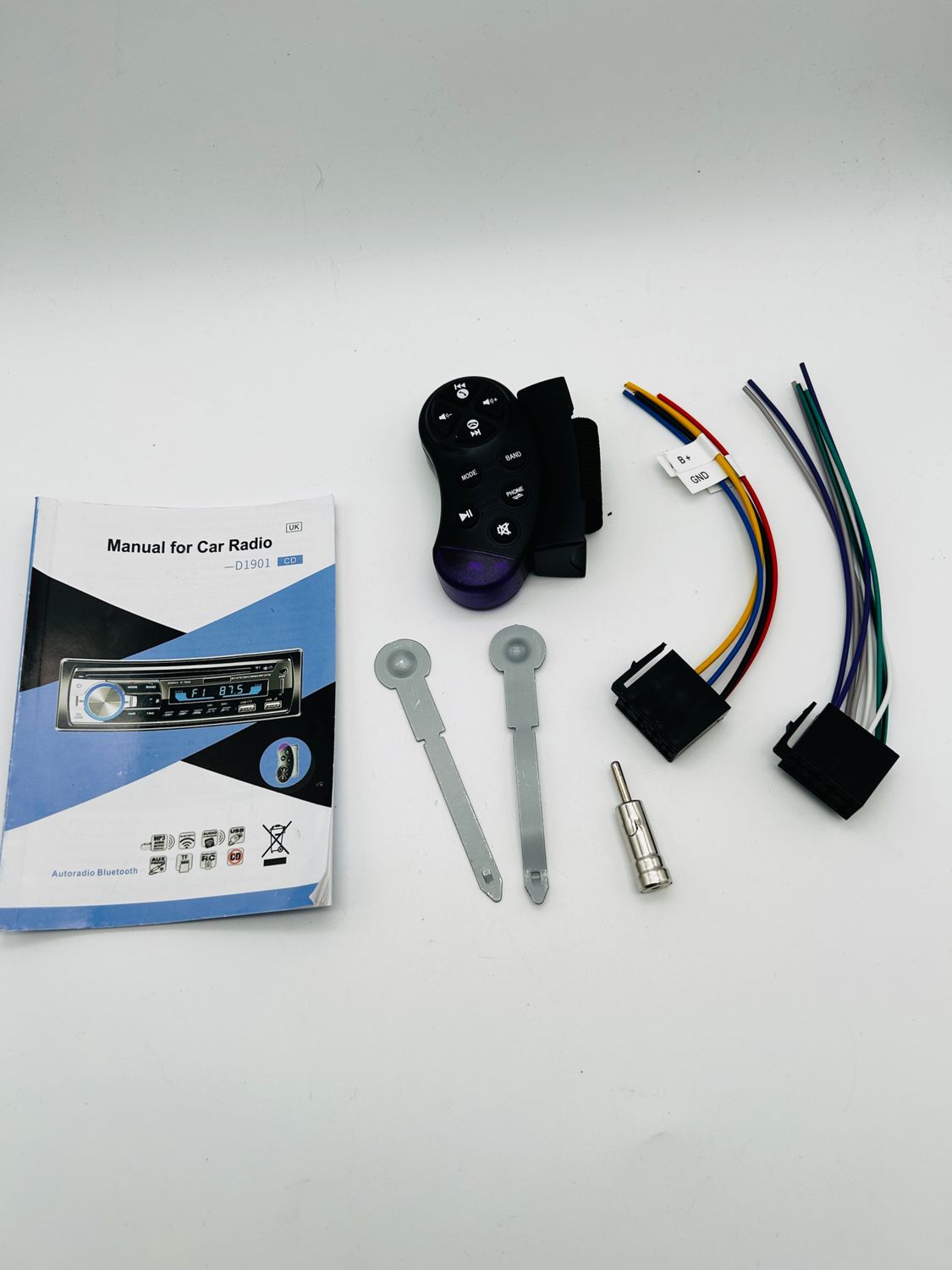 Radio samochodowe CENXINY 1 DIN z Bluetooth 5.0 i odtwarzaczem CD/DVD