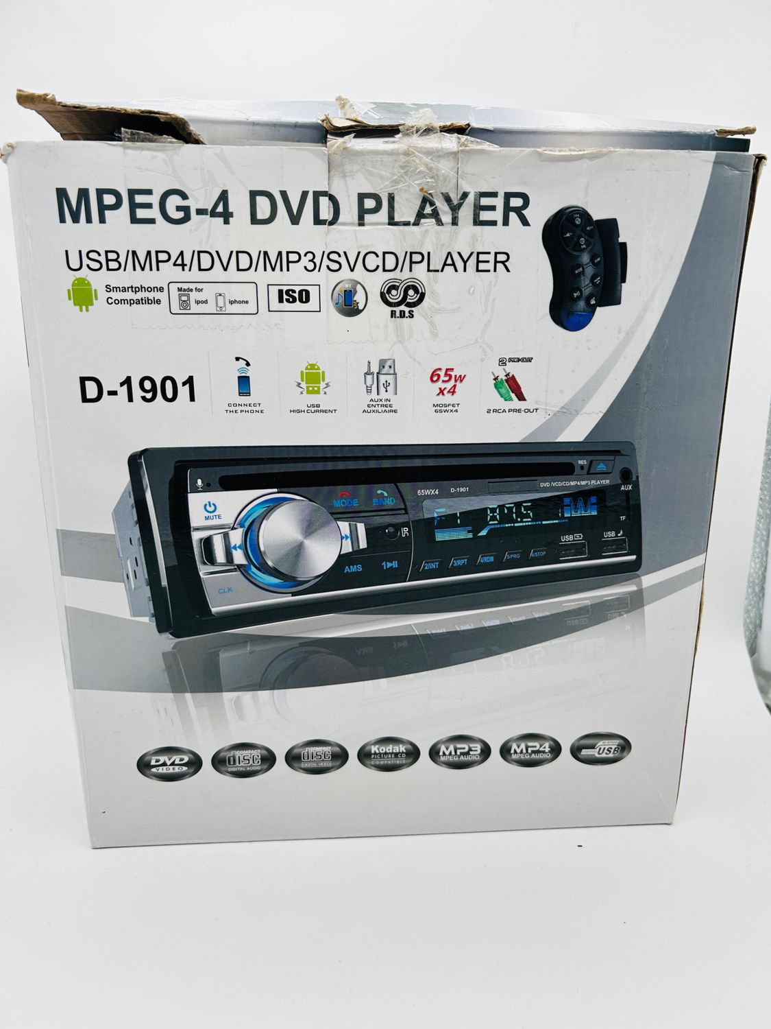 Radio samochodowe CENXINY 1 DIN z Bluetooth 5.0 i odtwarzaczem CD/DVD