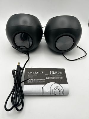 CREATIVE Labs Pebble V3 Noir z przewodem i bezprzewodowy 8 W