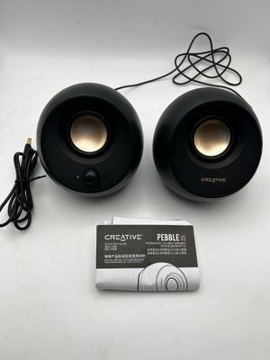 CREATIVE Labs Pebble V3 Noir z przewodem i bezprzewodowy 8 W