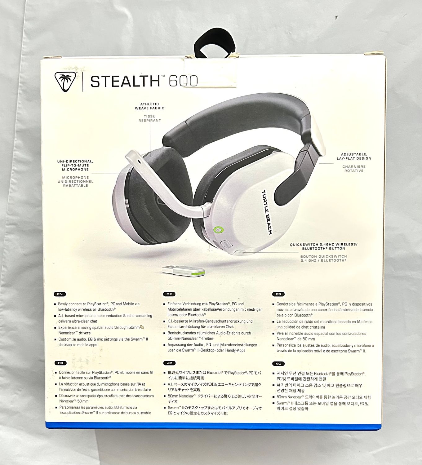 Turtle Beach Stealth 600 Konsola Biała – bezprzewodowe słuchawki gamingowe