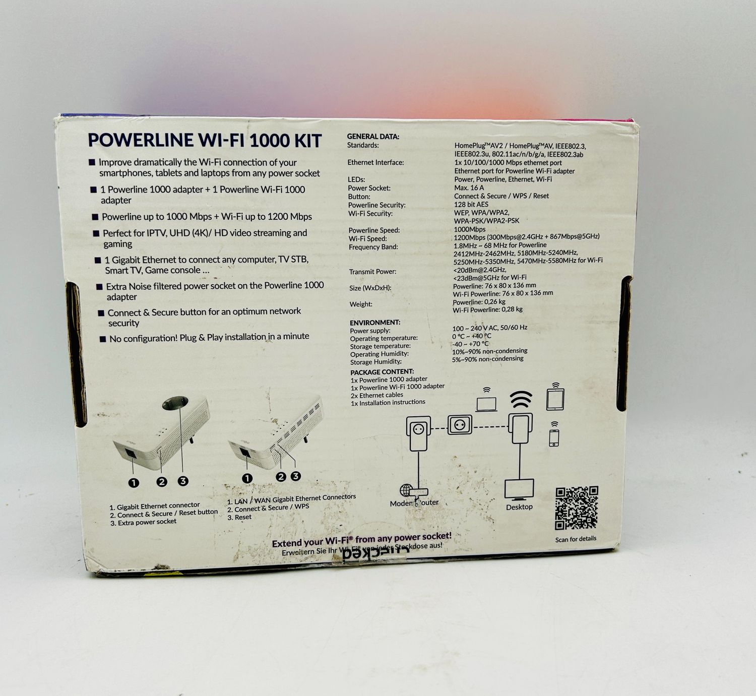 Adapter PLC Strong POWERL1000DUOWIFIEUV2