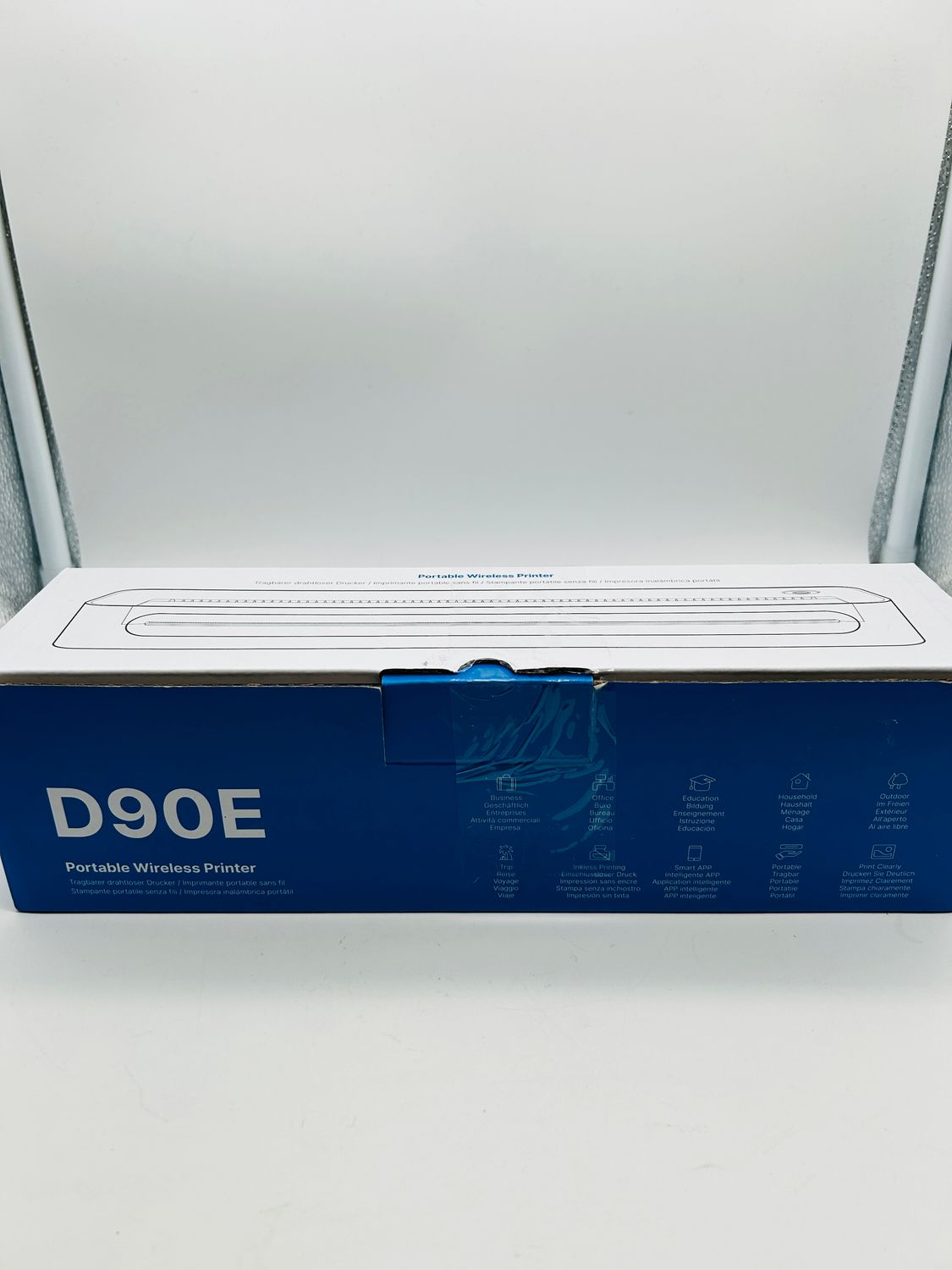 Drukarka termiczna ETIKEZ D90E A4 Bluetooth USB czarna