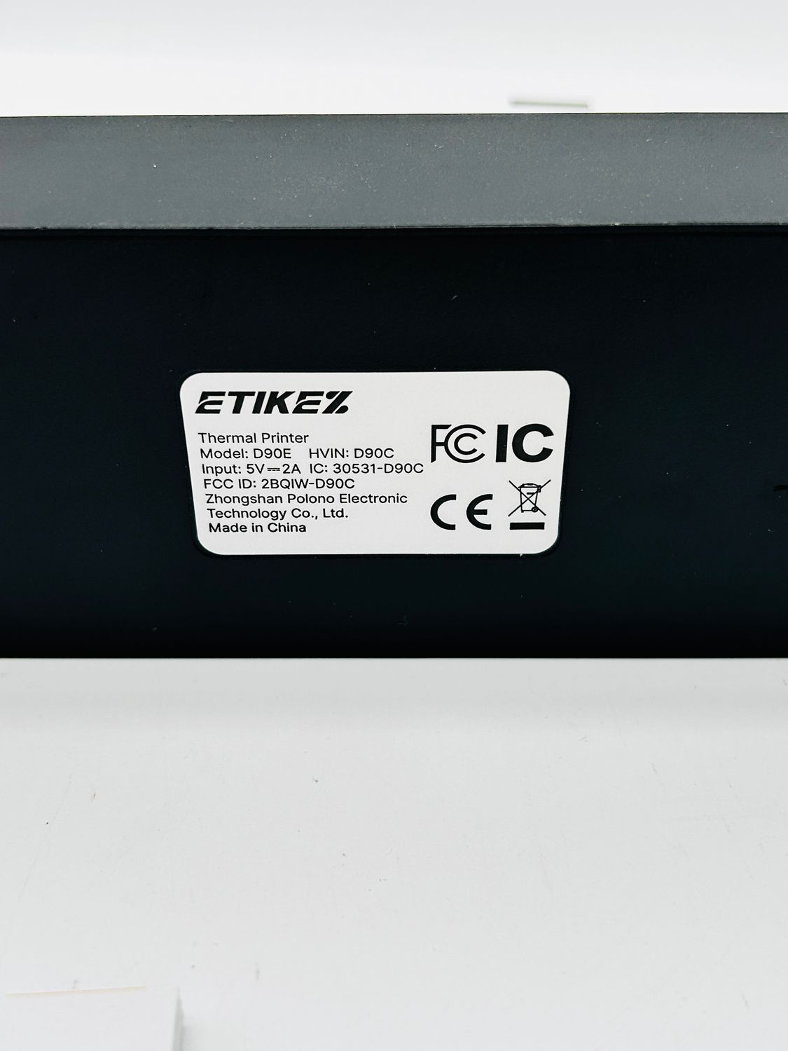 Drukarka termiczna ETIKEZ D90E A4 Bluetooth USB czarna