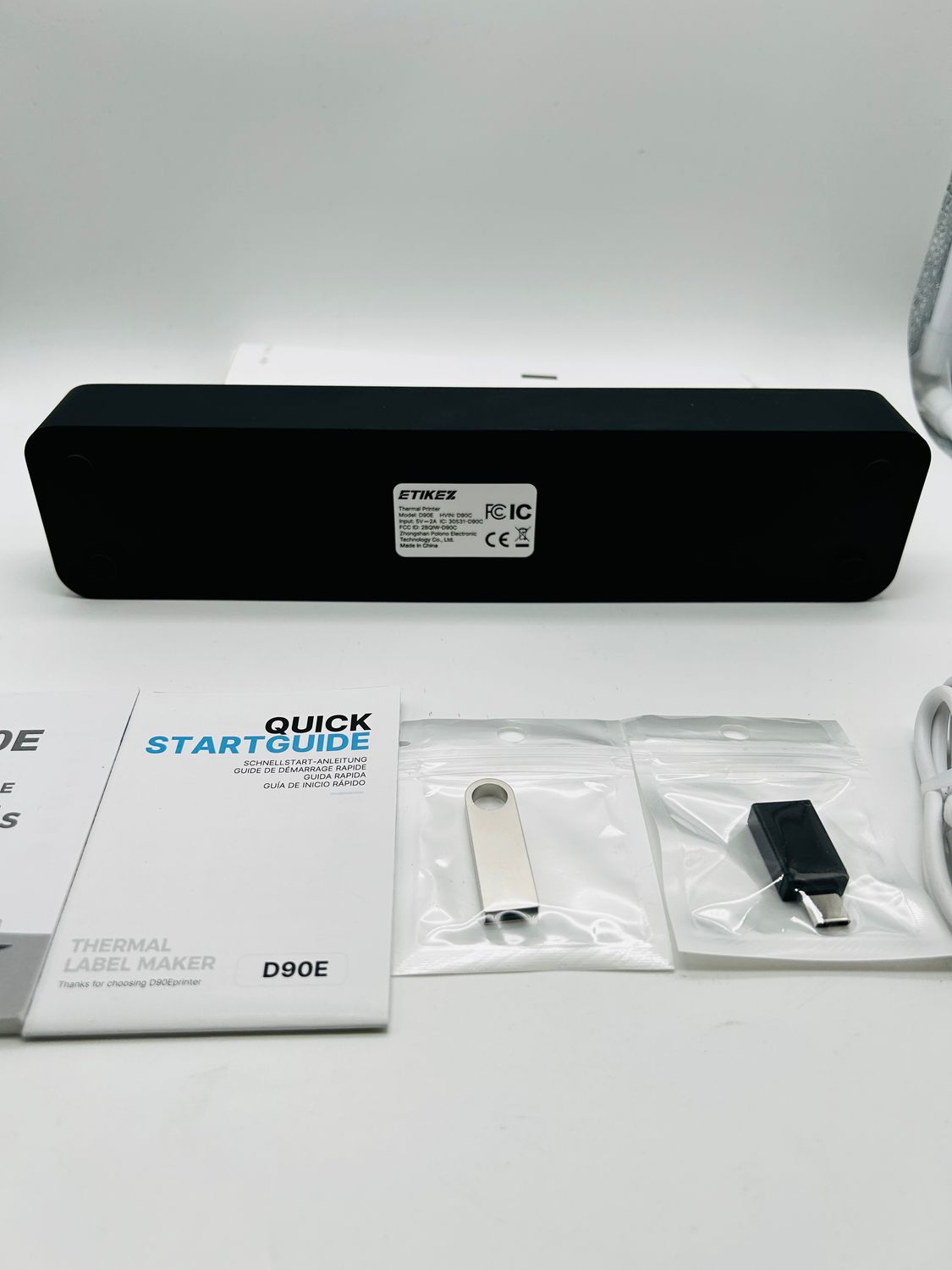 Drukarka termiczna ETIKEZ D90E A4 Bluetooth USB czarna