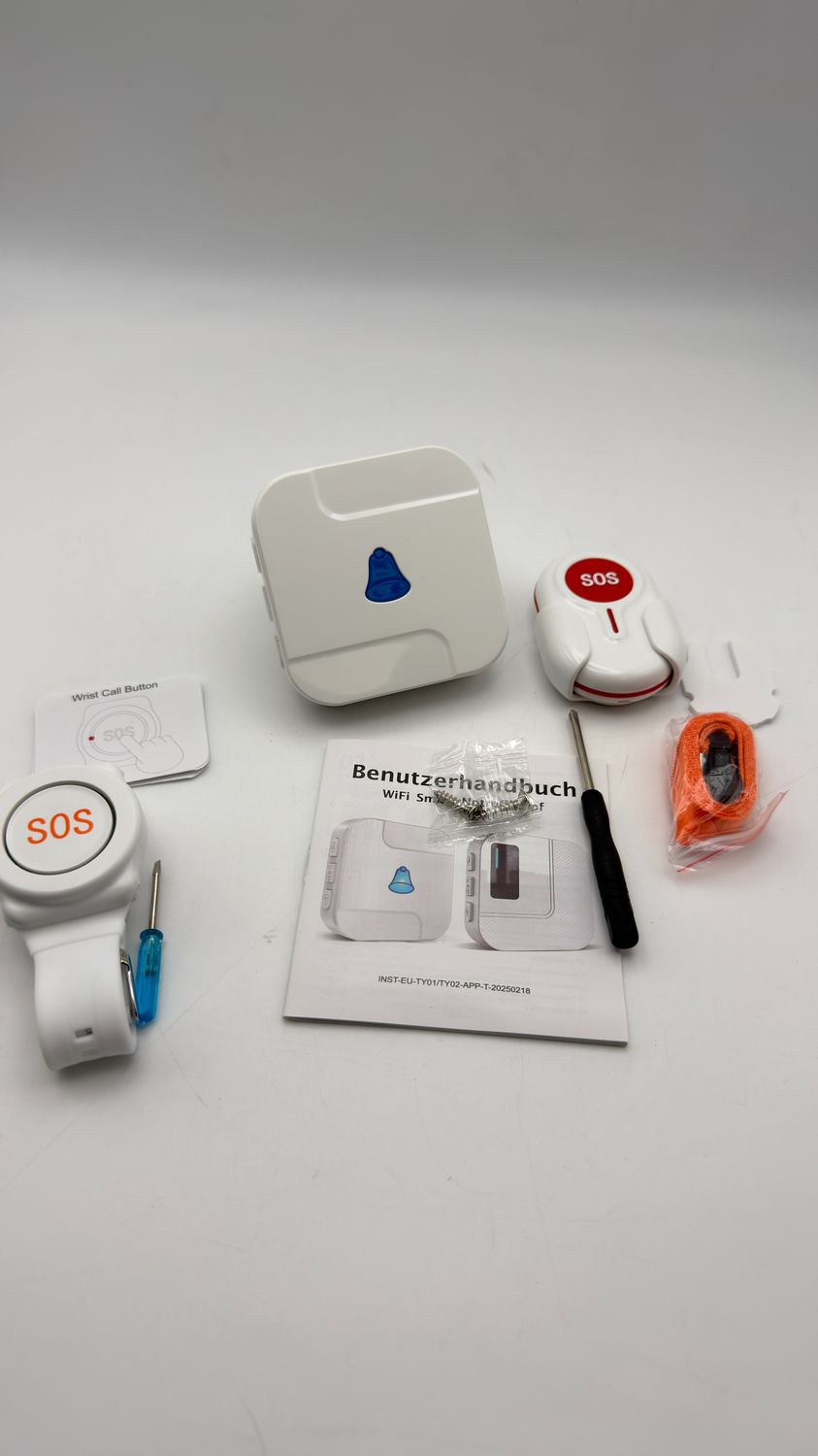 DAYTECH przycisk alarmowy dla seniorów z obsługą smartfona i WiFi