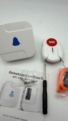 DAYTECH przycisk alarmowy dla seniorów z obsługą smartfona i WiFi