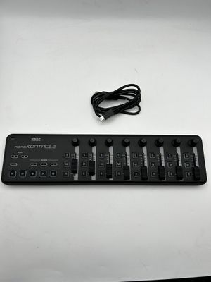 Korg nanoKONTROL2-BK – czarny kontroler MIDI