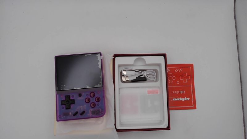 Miyoo Mini Plus Viola Trasparente 128GB z Onion OS – uszkodzony