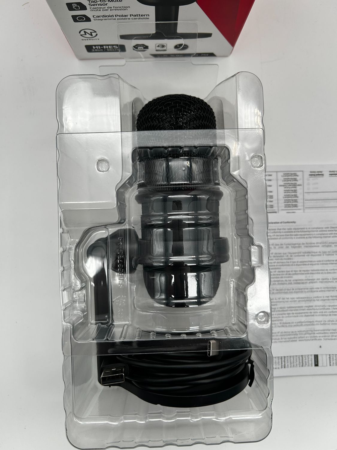 HyperX SoloCast – mikrofon pojemnościowy USB do gier, do PC, PS4 i Mac