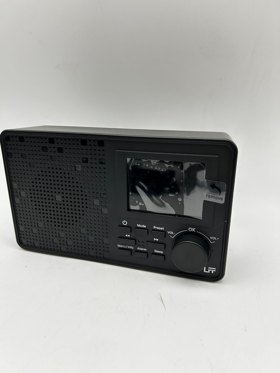 Radio cyfrowe LFF DAB DAB+ FM Bluetooth LCD 2,4 cala czarne