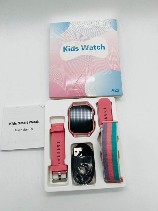 PTHTECHUS Smartwatch dla dzieci A2201 (Różowy)