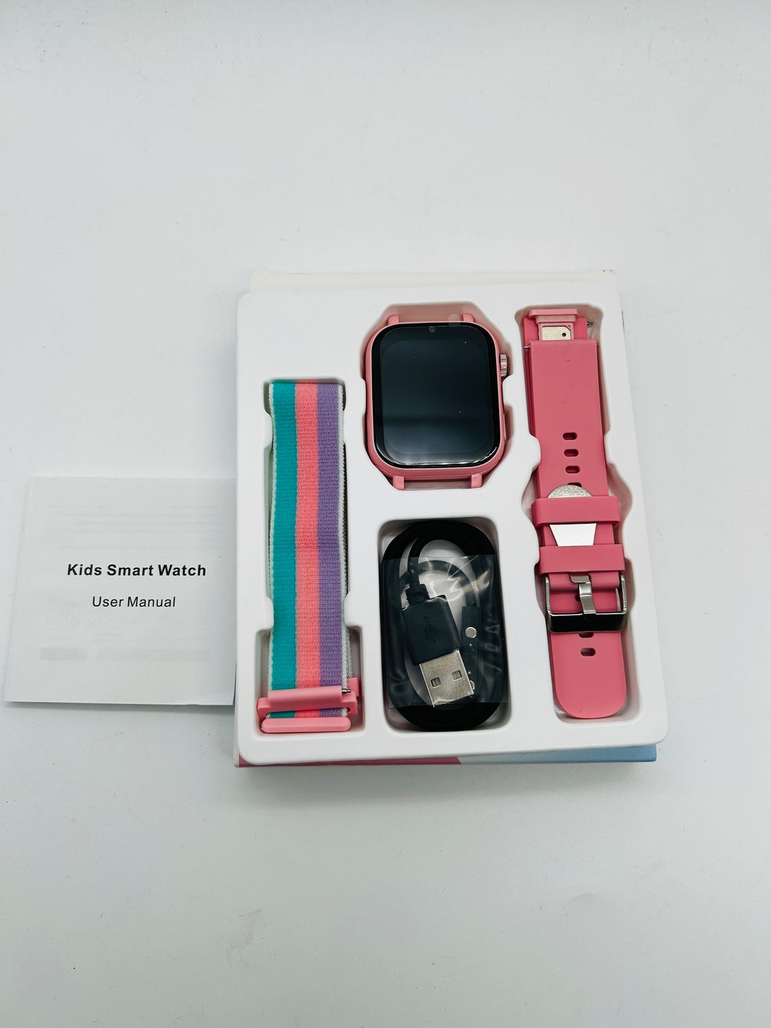 PTHTECHUS Smartwatch dla dzieci A2201 (Różowy)
