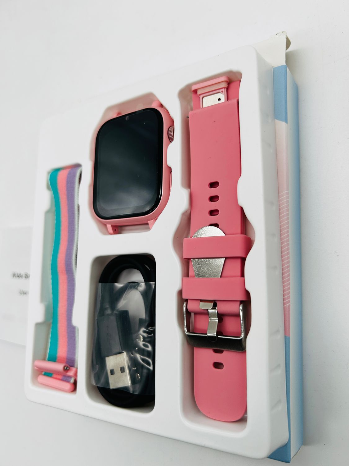 PTHTECHUS Smartwatch dla dzieci A2201 (Różowy)
