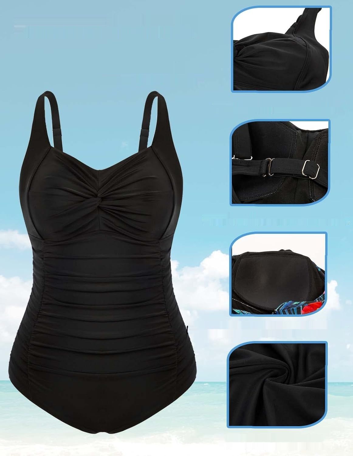 Hanna Nikole Jednoczęściowy strój kąpielowy plus size