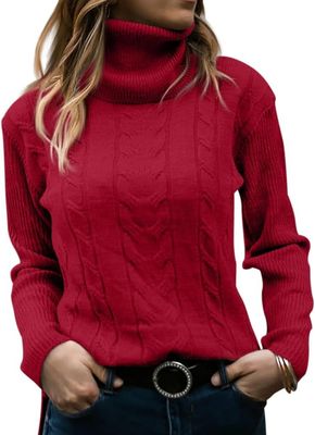 GeGekoko damski sweter z golfem