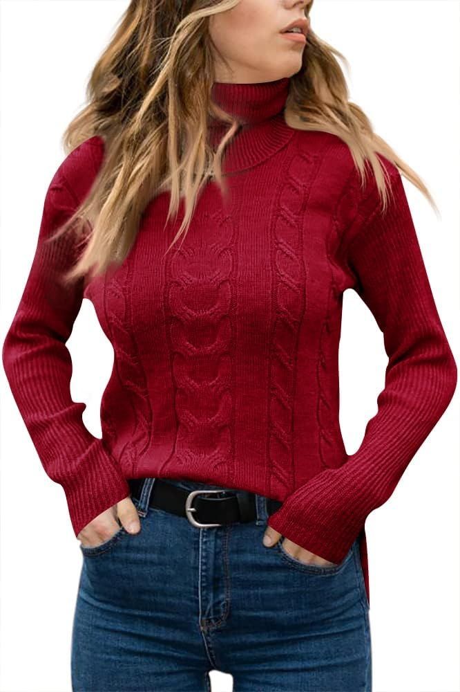 GeGekoko damski sweter z golfem