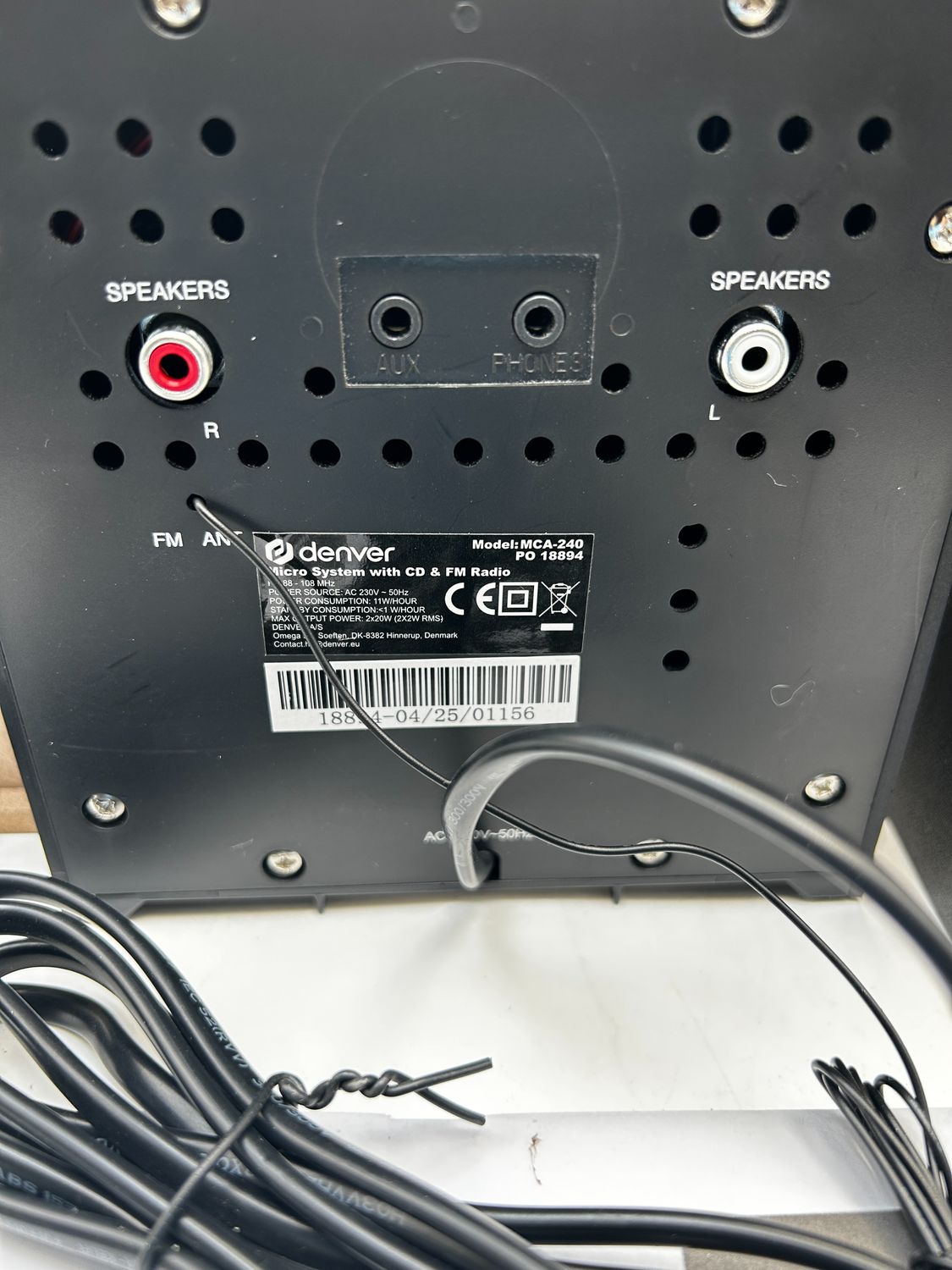 Denver MCA-240 – kompaktowy zestaw stereo do domu