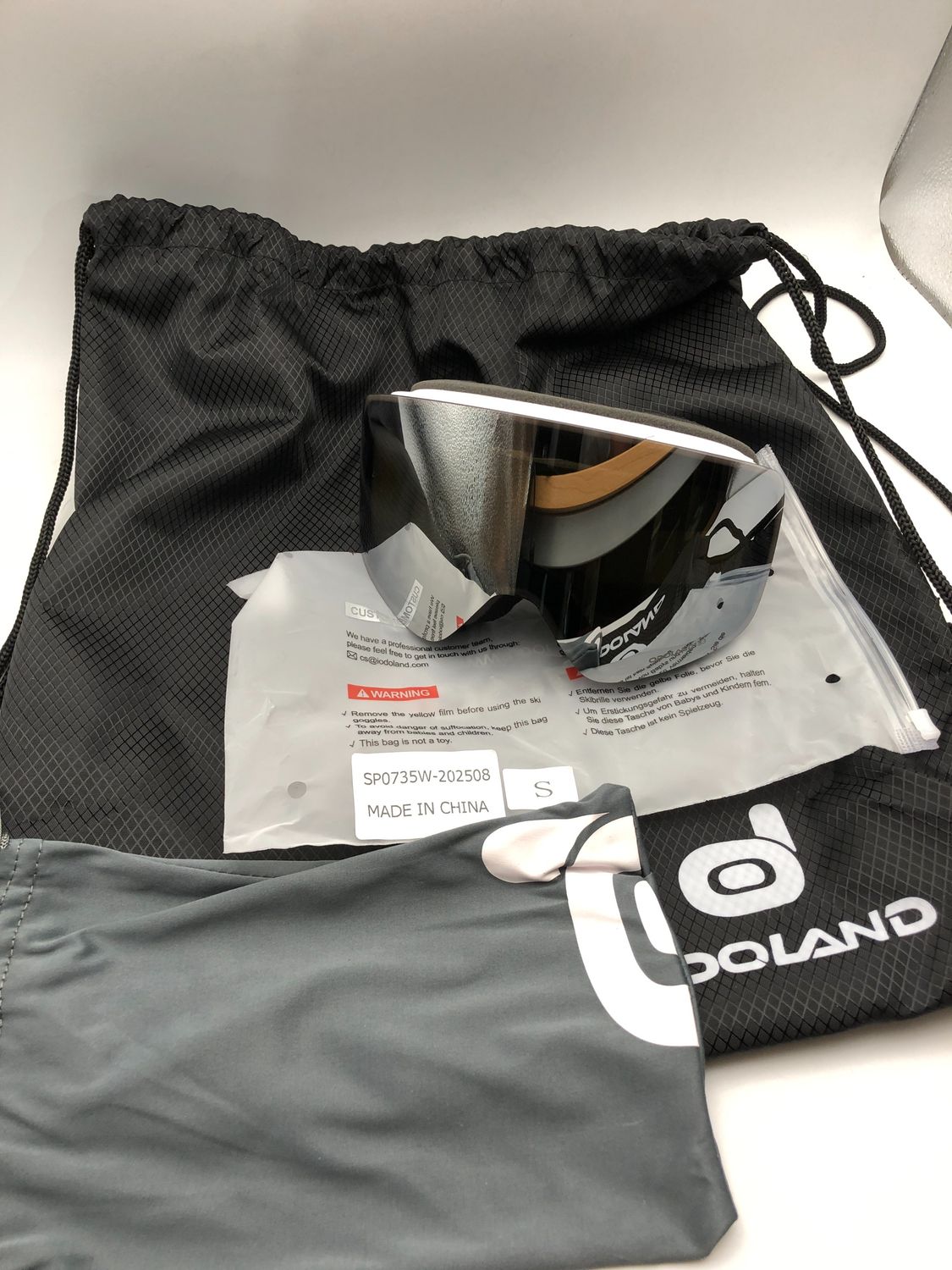 Odoland Kask narciarski i snowboardowy z goglami