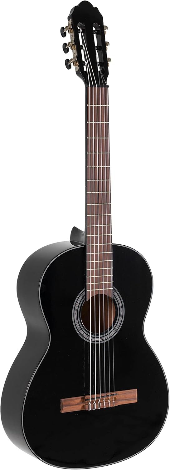GEWA Klassikgitarre Student 4/4 – gitara klasyczna czarna – uszkodzona