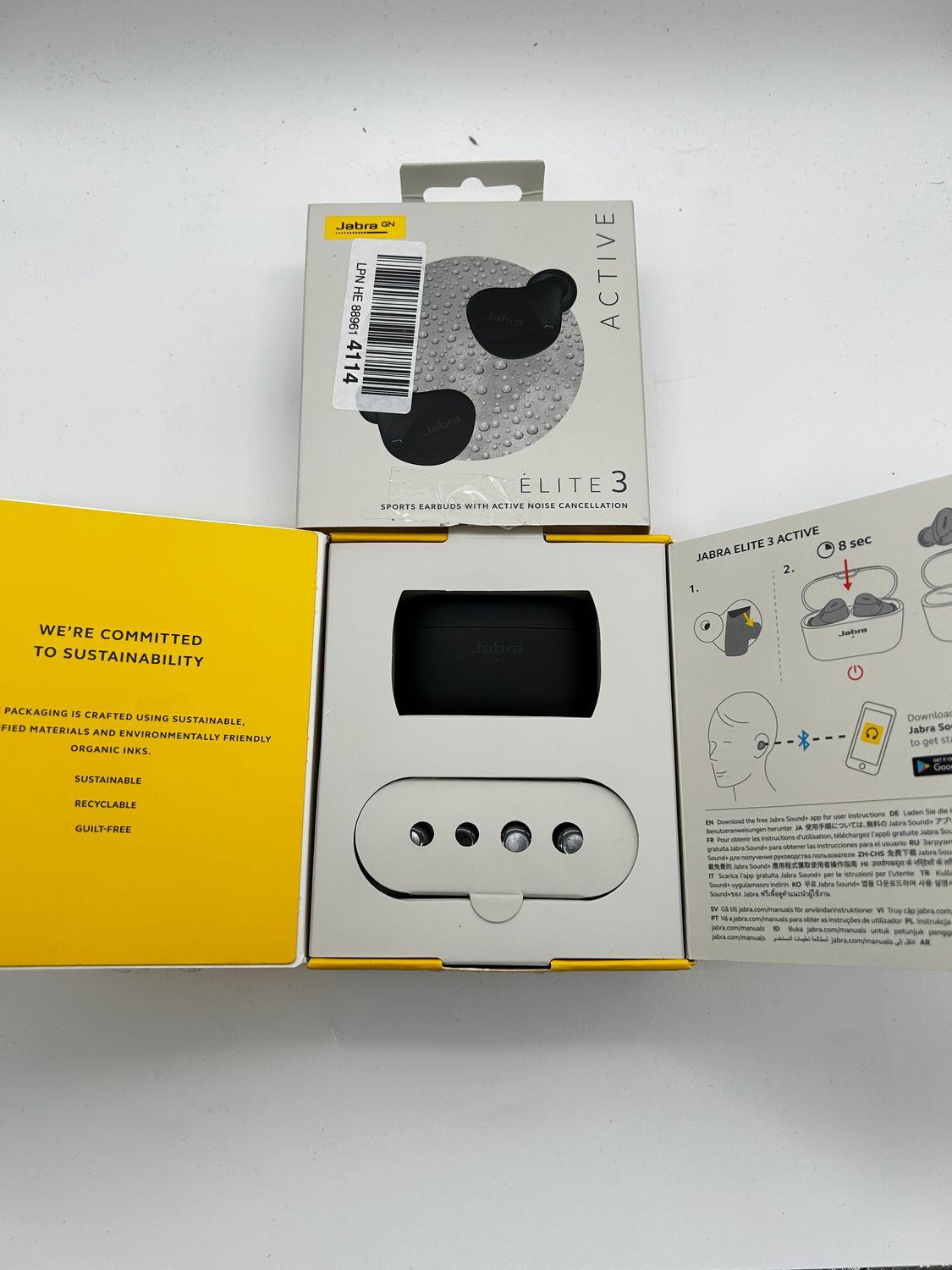 Jabra Elite 3 Active – bezprzewodowe słuchawki dokanałowe Bluetooth
