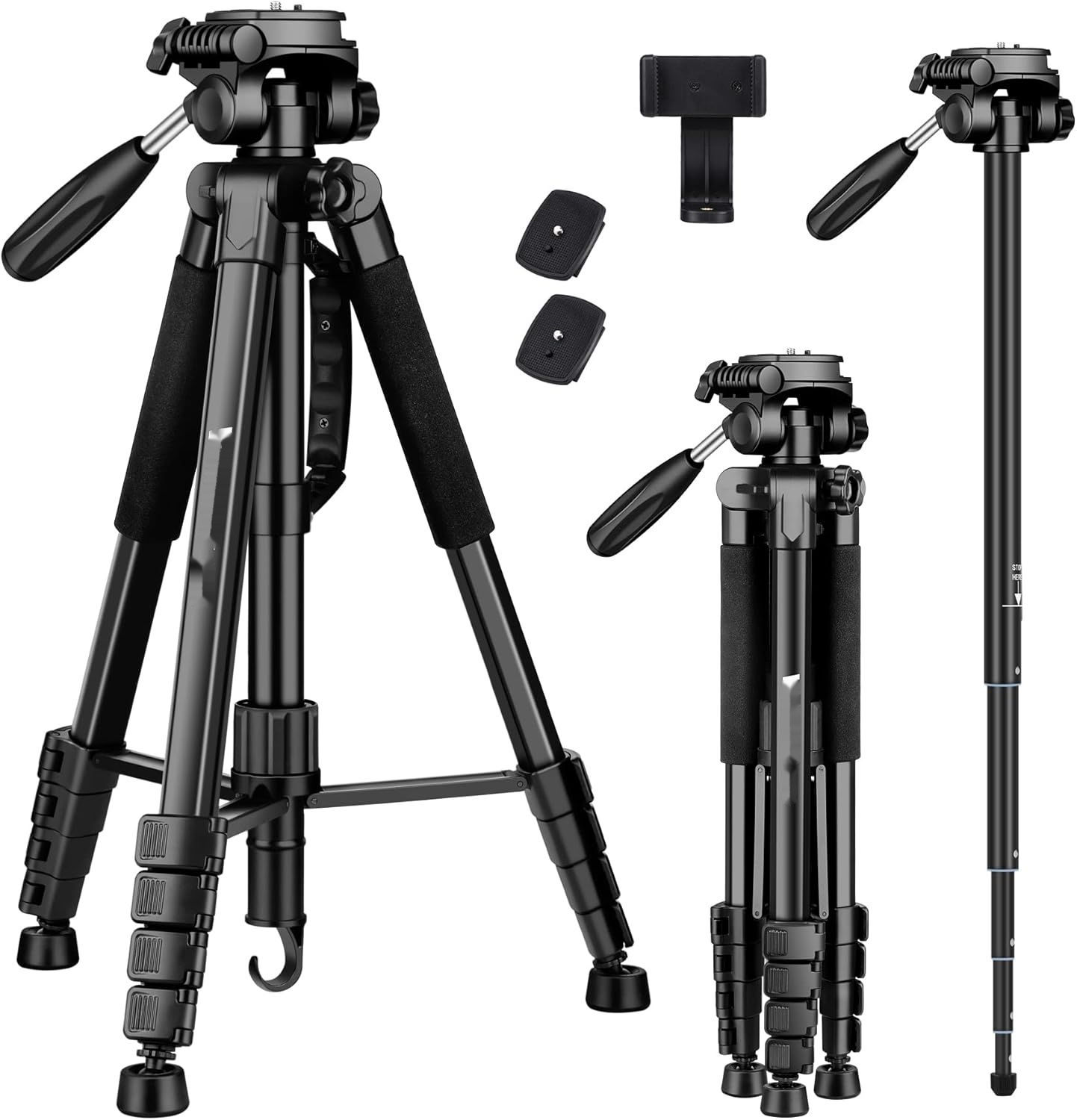 оранжевый цвет.        Victiv statyw do aparatu 72 cali, aluminiowy monopod T72, maksymalna高さ