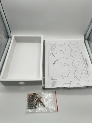 Navaris biurkowy organizer na przedmioty – mini szafka na listy, bambu