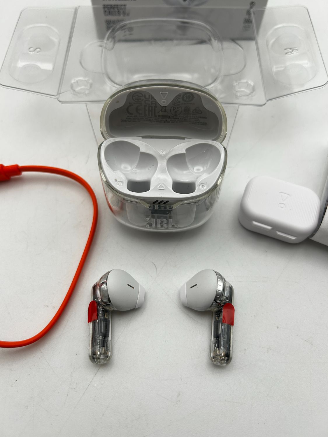 JBL Tune Flex 2 Ghost Edition White – bezprzewodowe słuchawki