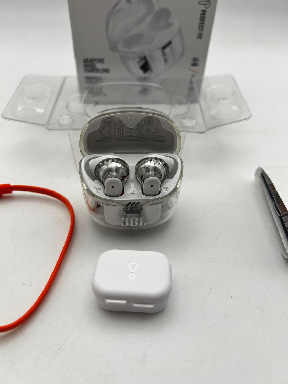 JBL Tune Flex 2 Ghost Edition White – bezprzewodowe słuchawki
