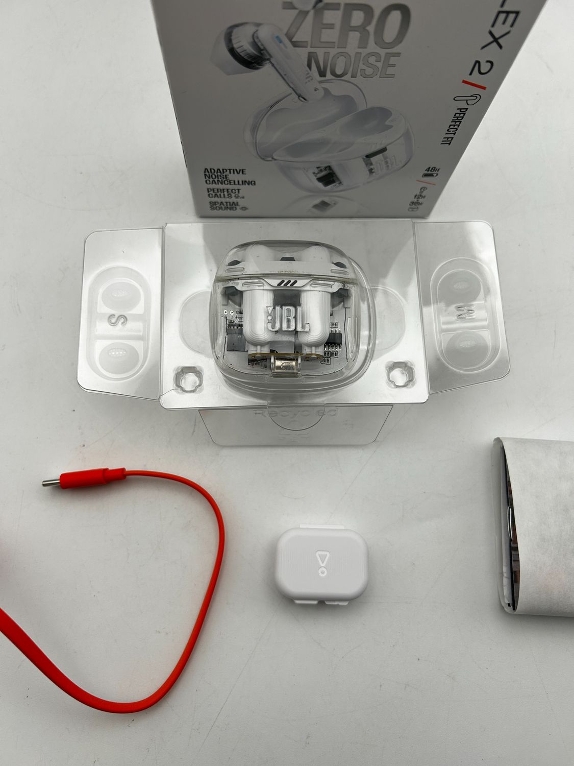 JBL Tune Flex 2 Ghost Edition White – bezprzewodowe słuchawki