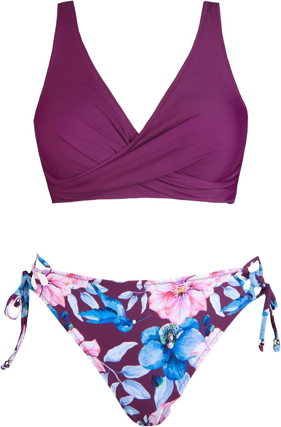 CUPSHE damski komplet bikini w kwiaty
