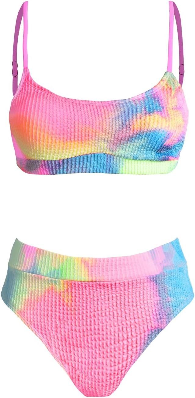 CUPSHE damski zestaw bikini dwuczęściowy z wysokim stanem