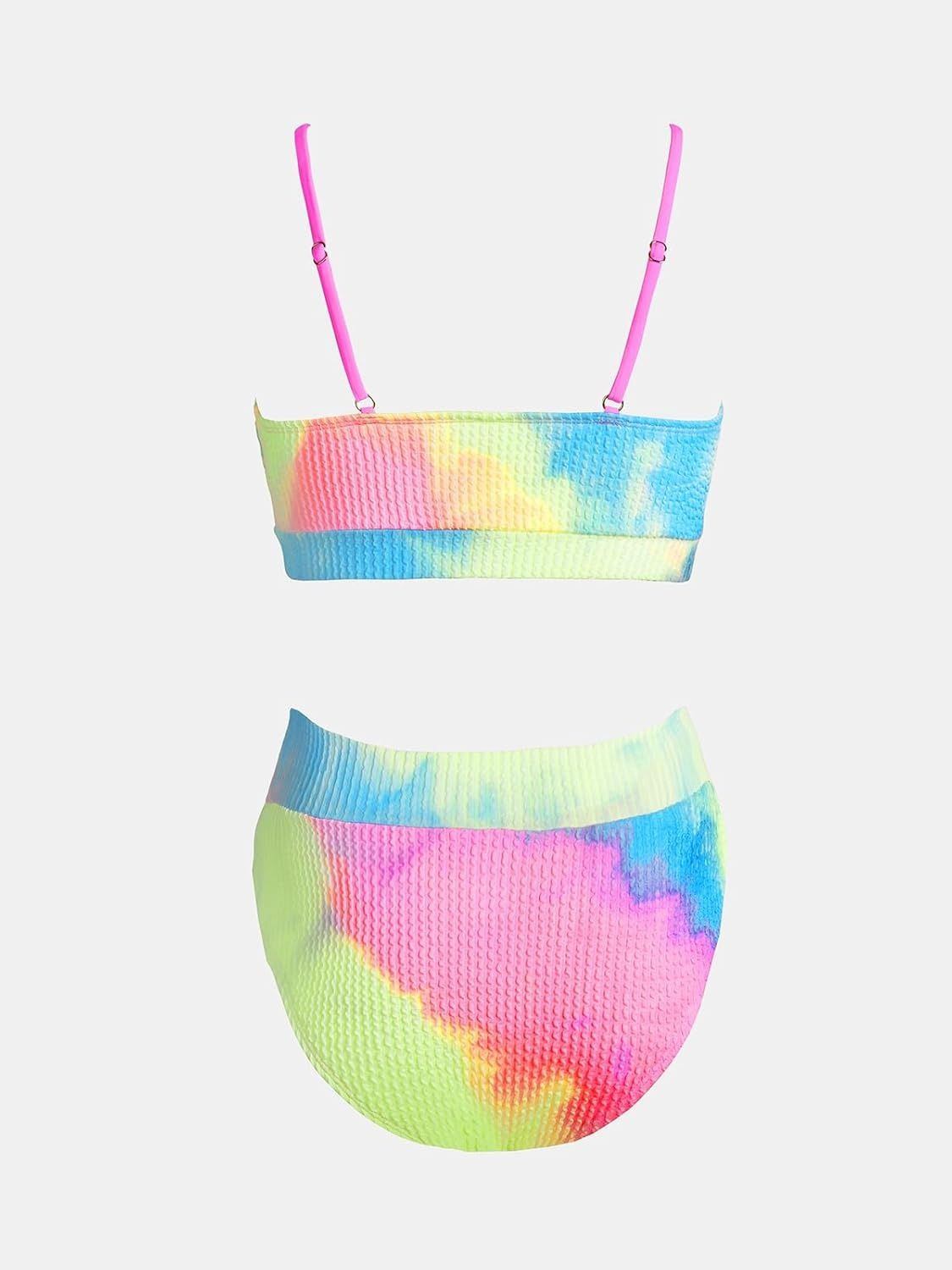 CUPSHE damski zestaw bikini dwuczęściowy z wysokim stanem