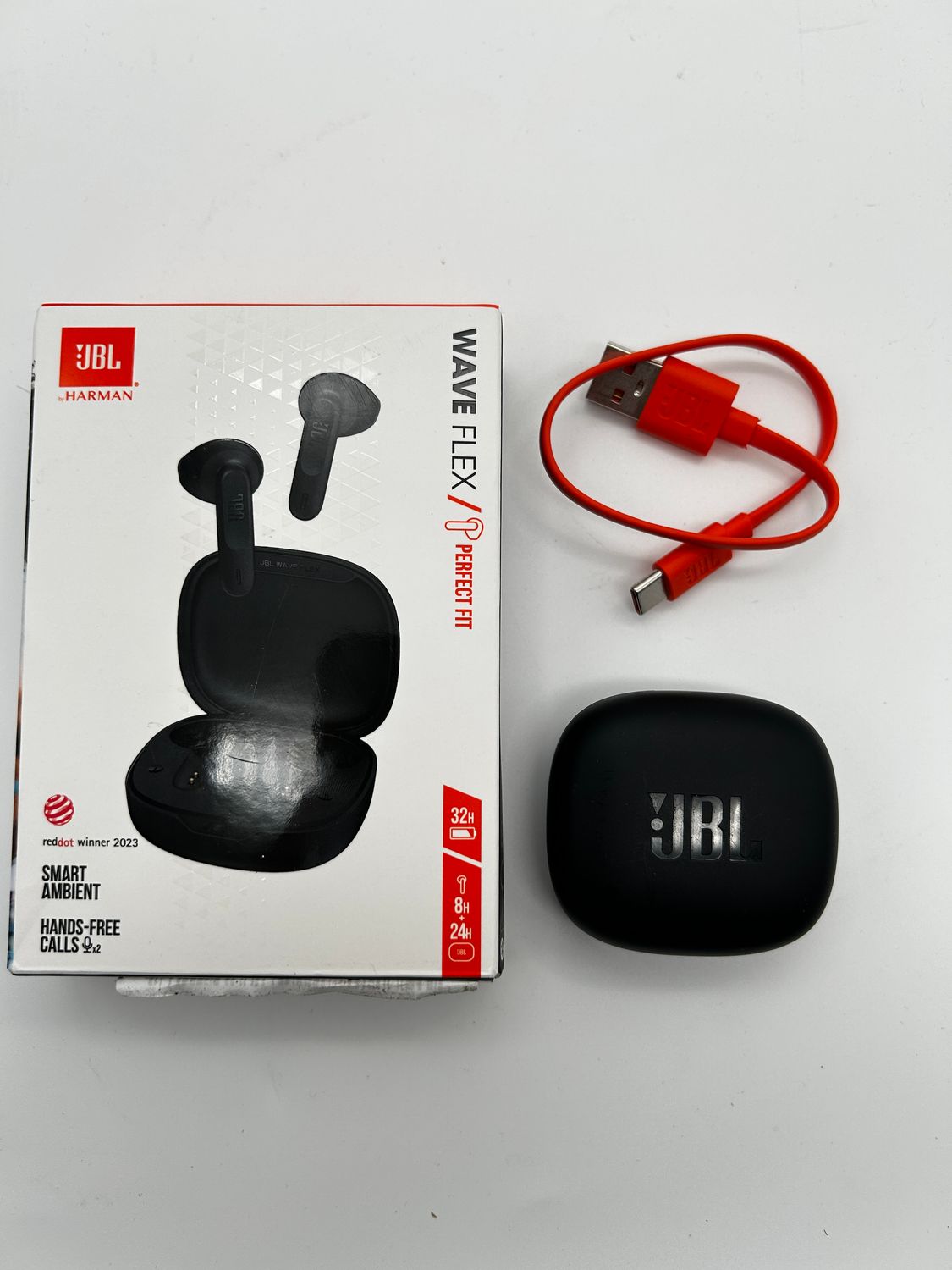JBL Wave Flex, bezprzewodowe słuchawki dokanałowe, odporność na wodę,技