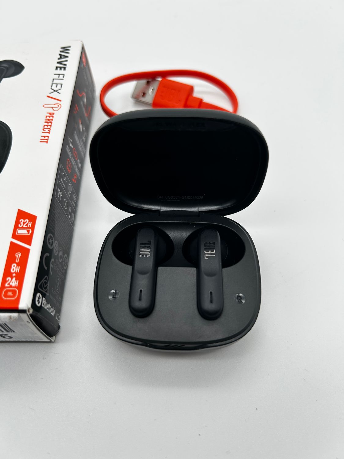 JBL Wave Flex, bezprzewodowe słuchawki dokanałowe, odporność na wodę,技