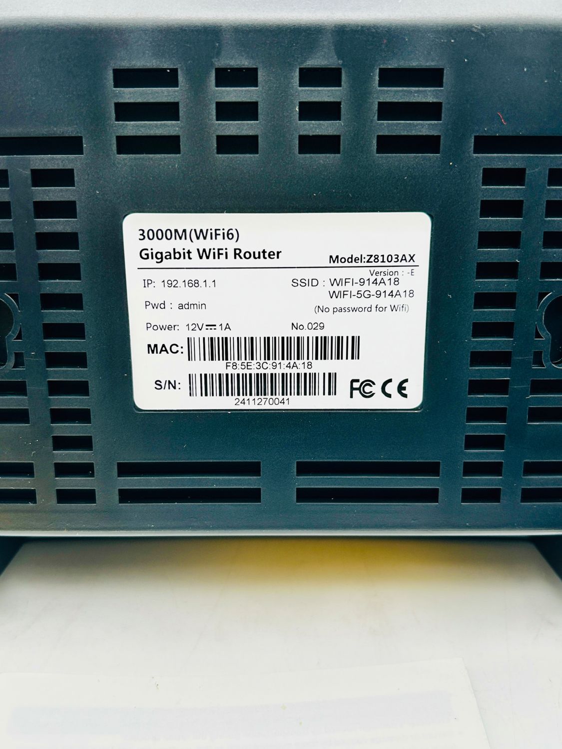 Router Zbtlink AX3000 Cat 6 5G LTE z podwójnym gniazdem SIM