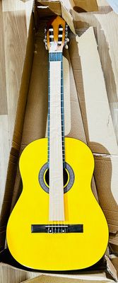 Gitara klasyczna koncertowa 4/4 „Miele” z pokrowcem i kluczem