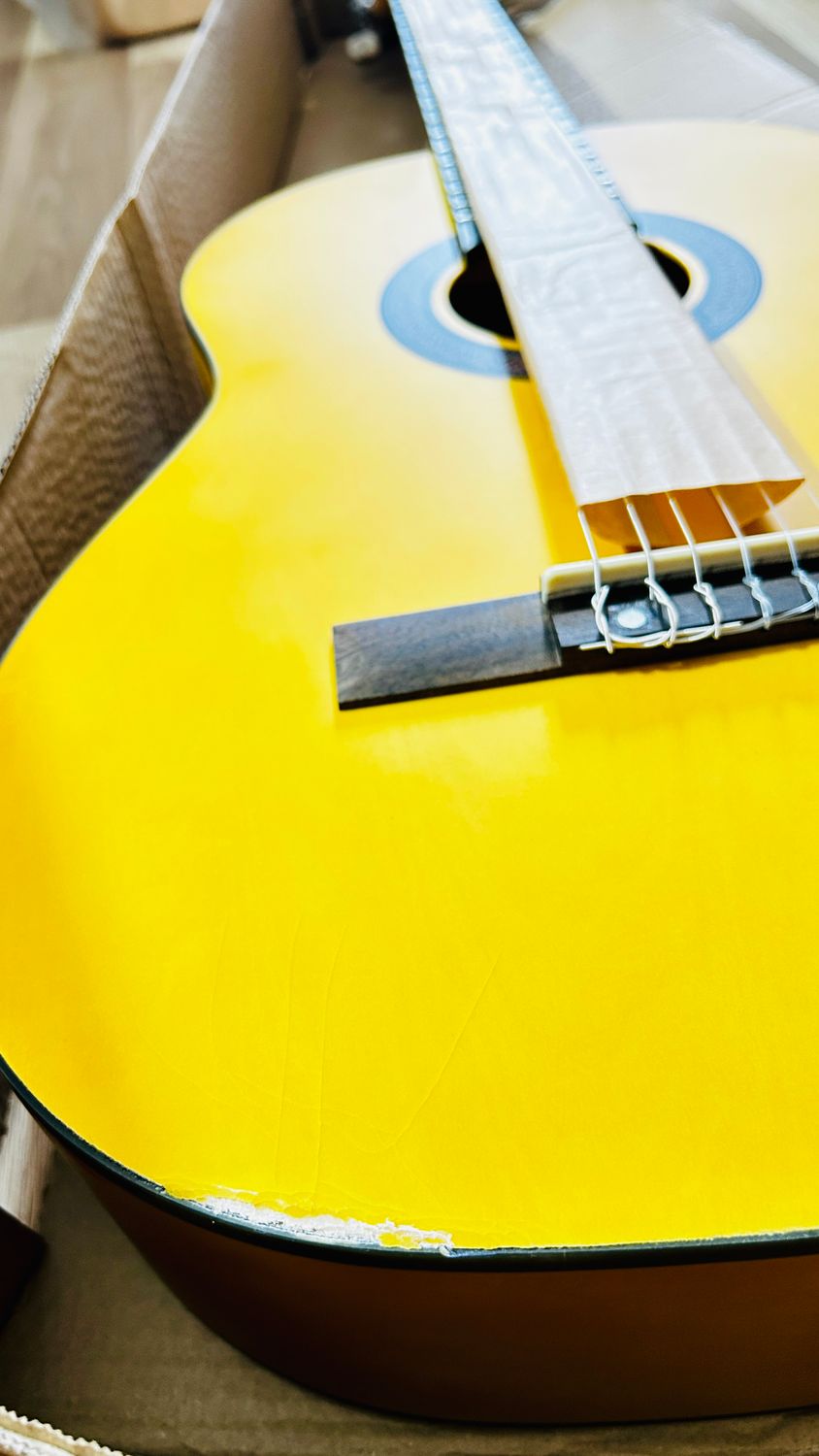 Gitara klasyczna koncertowa 4/4 „Miele” z pokrowcem i kluczem