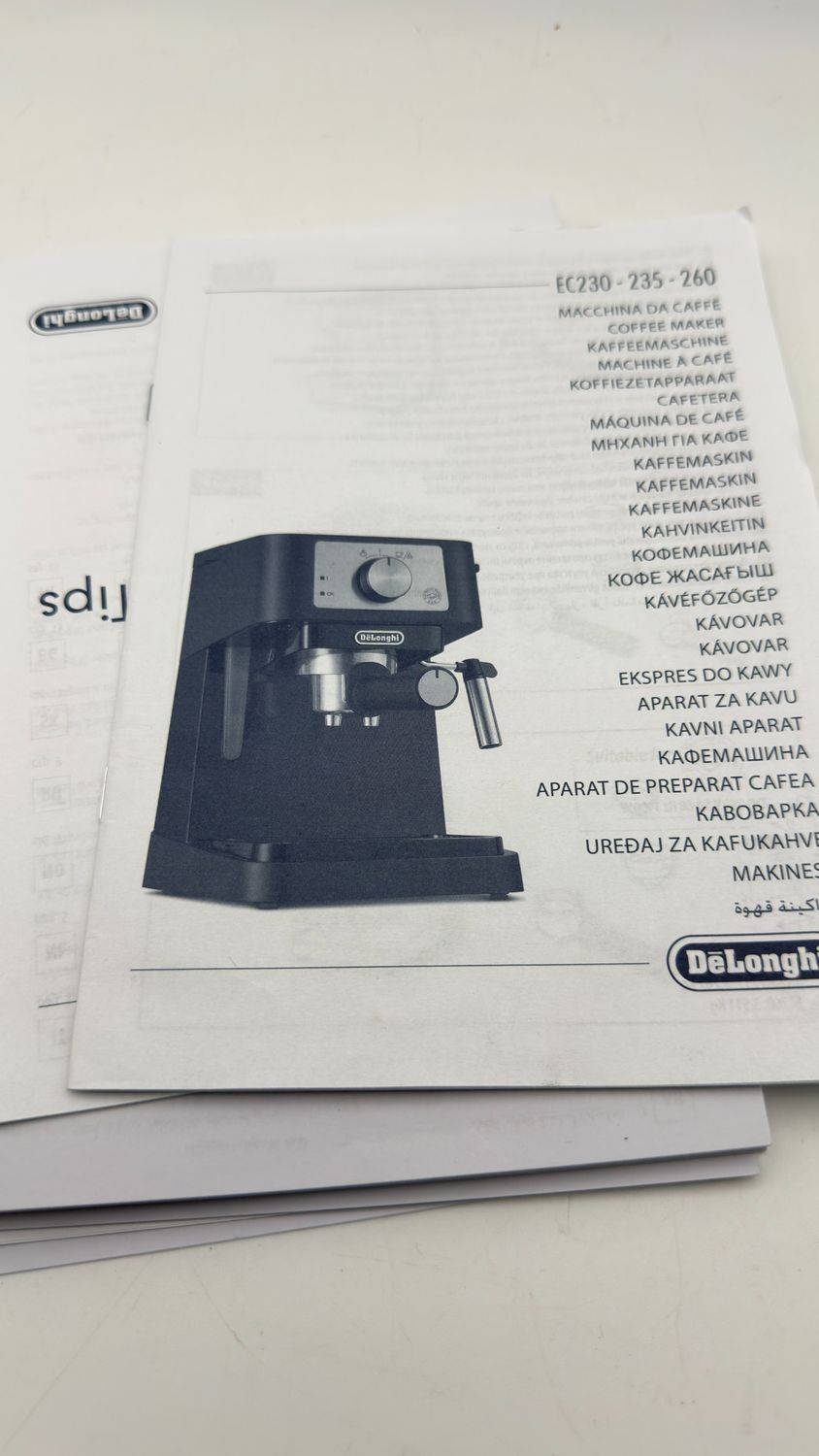De'Longhi Stilosa EC235.BK ręczny ekspres do espresso i cappuccino