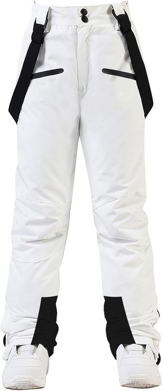 HOUZONIY spodnie narciarskie damskie, termo spodnie snowboardowe