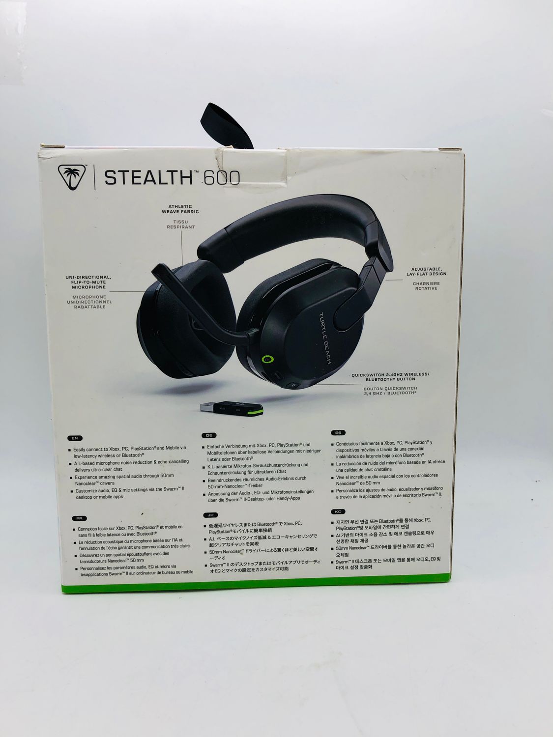 Bezprzewodowy zestaw słuchawkowy gamingowy Turtle Beach Stealth 600 Gen 3