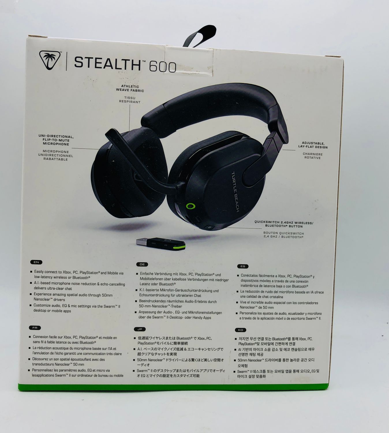 Bezprzewodowy zestaw słuchawkowy gamingowy Turtle Beach Stealth 600 Gen 3