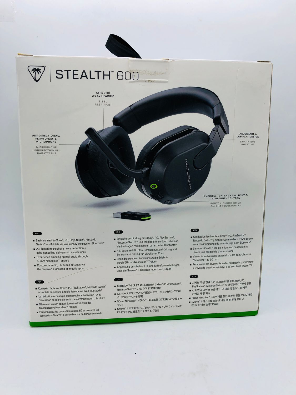 Bezprzewodowy zestaw słuchawkowy gamingowy Turtle Beach Stealth 600 Gen 3