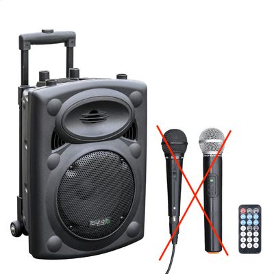 Ibiza PORT8VHF-BT – przenośny głośnik 8" / 400 W MAX – uszkodzony