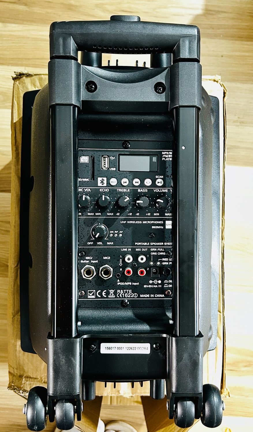 Ibiza PORT8VHF-BT – przenośny głośnik 8" / 400 W MAX – uszkodzony