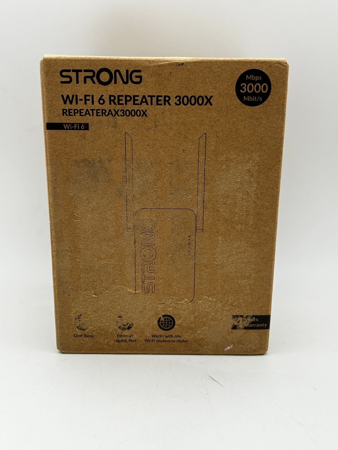Wzmacniacz sygnału WiFi STRONG AX3000 WiFi 6 repeater biały