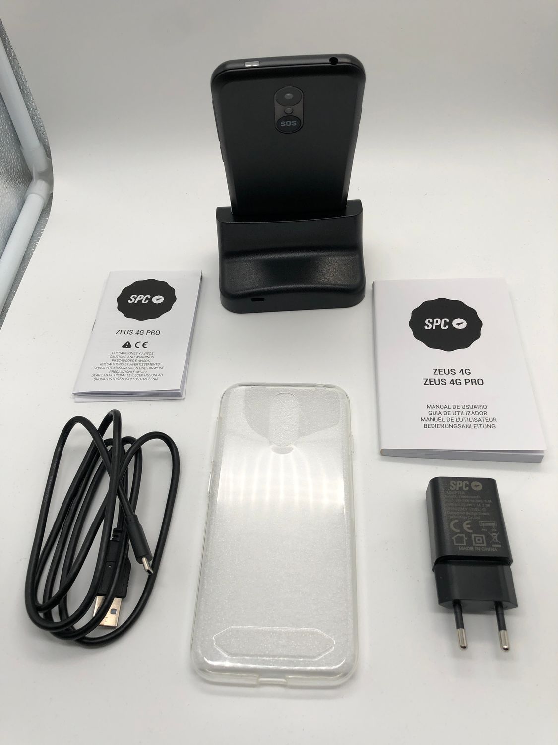 SPC Zeus 4G Pro + etui | smartfon łatwy w obsłudze dla seniorów | ikny